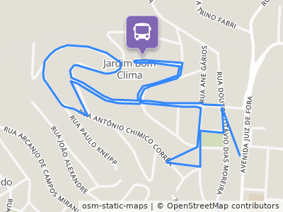 Mapa da parada