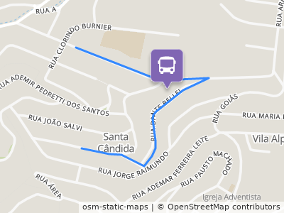 Mapa da parada