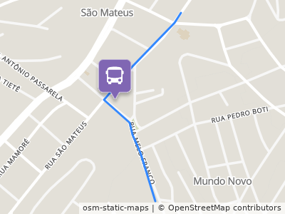 Mapa da parada