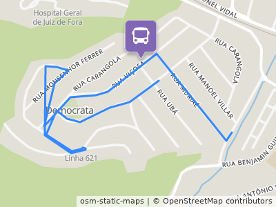 Mapa da parada