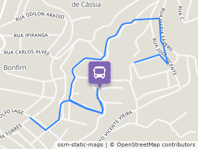 Mapa da parada