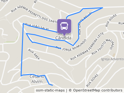 Mapa da parada