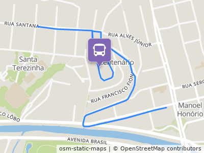 Mapa da parada