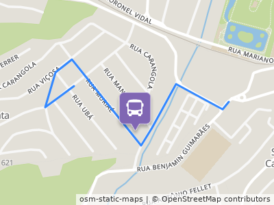 Mapa da parada