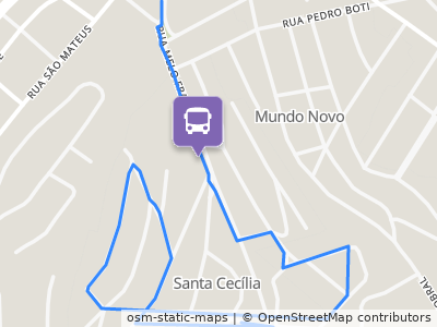 Mapa da parada