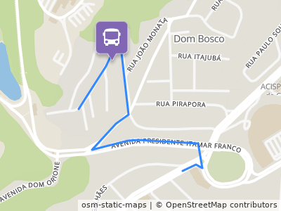 Mapa da parada