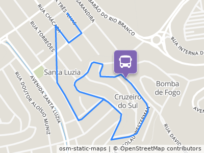 Mapa da parada