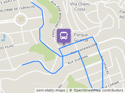 Mapa da parada