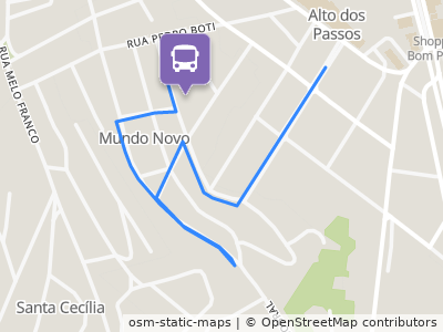 Mapa da parada