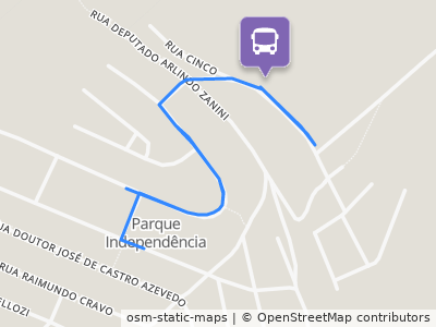 Mapa da parada