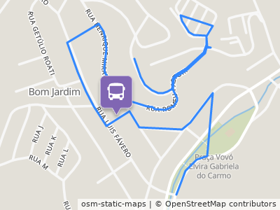 Mapa da parada