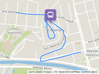 Mapa da parada