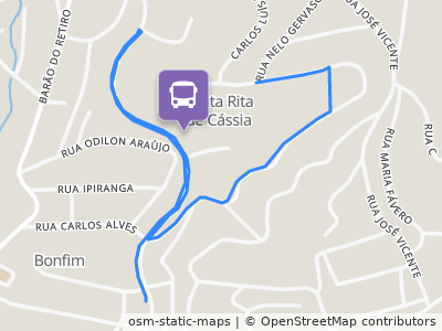 Mapa da parada