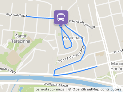 Mapa da parada