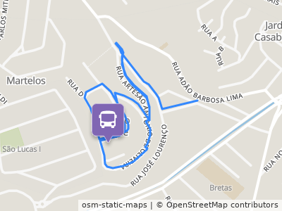Mapa da parada
