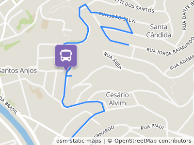 Mapa da parada
