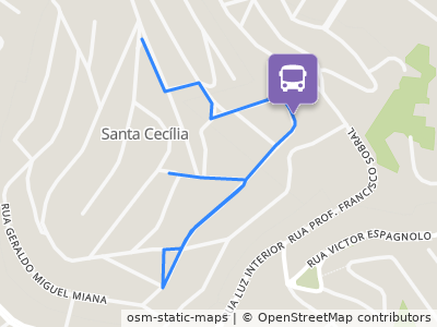 Mapa da parada
