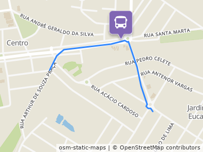 Mapa da parada