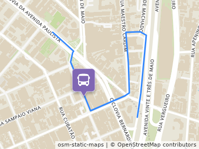 Mapa da parada
