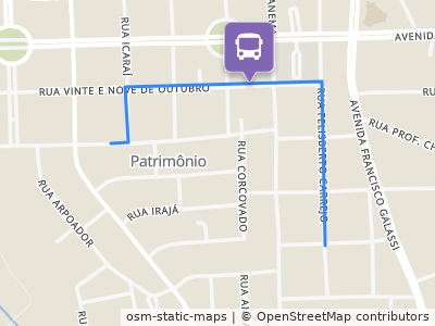 Mapa da parada