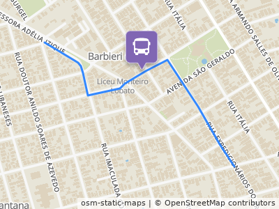 Mapa da parada