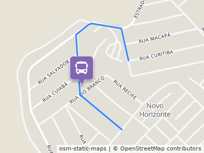 Mapa da parada