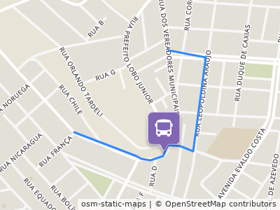 Mapa da parada