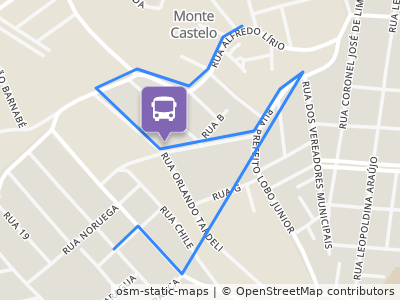 Mapa da parada