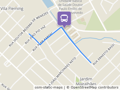 Mapa da parada