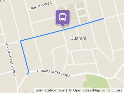 Mapa da parada