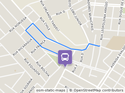 Mapa da parada