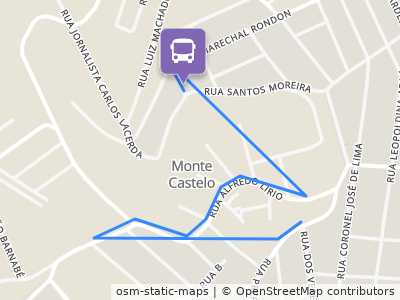 Mapa da parada