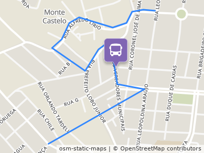 Mapa da parada