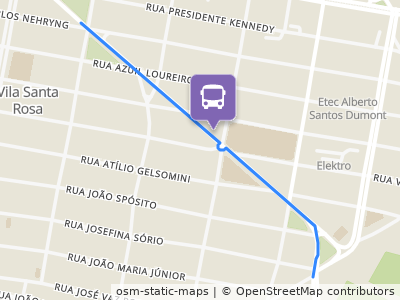 Mapa da parada