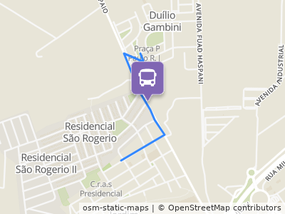 Mapa da parada