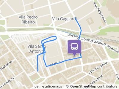 Mapa da parada