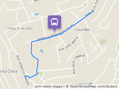 Mapa da parada