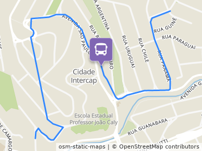 Mapa da parada