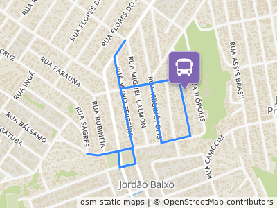 Mapa da parada