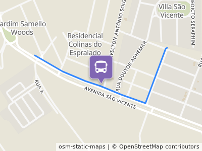Mapa da parada
