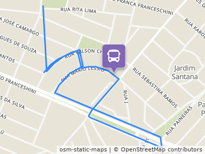 Mapa da parada
