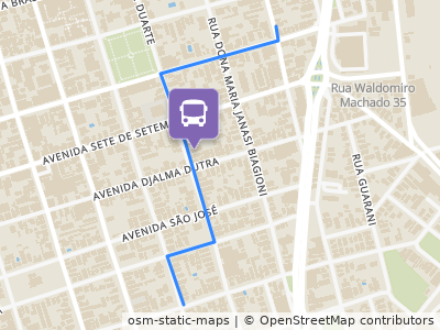 Mapa da parada