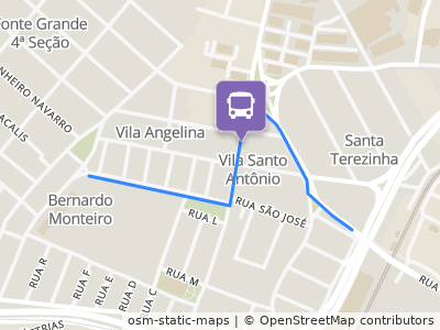 Mapa da parada