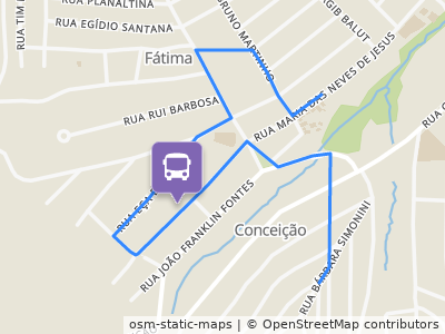 Mapa da parada