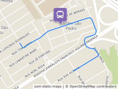 Mapa da parada