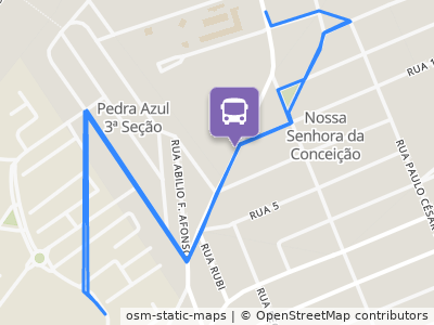 Mapa da parada