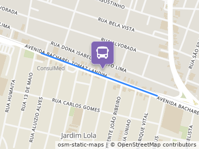 Mapa da parada