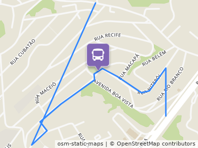Mapa da parada