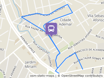 Mapa da parada