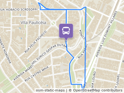 Mapa da parada